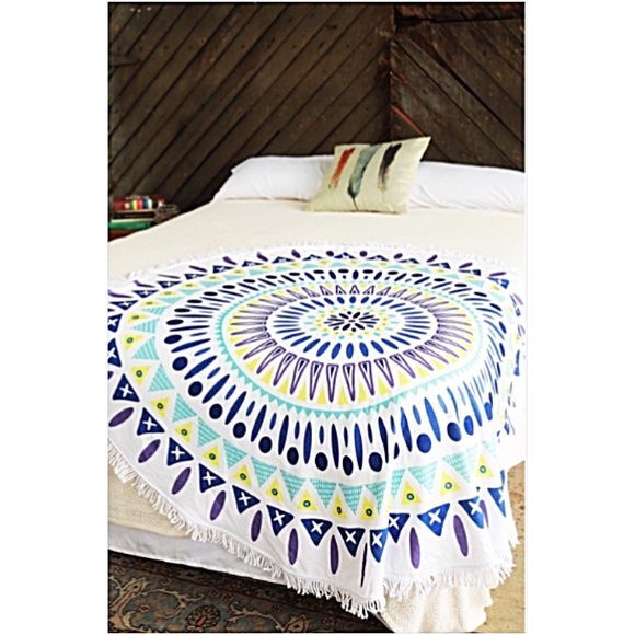 Bohemian Beach Throw Blanket Wrap Mat - Picture 6 of 6